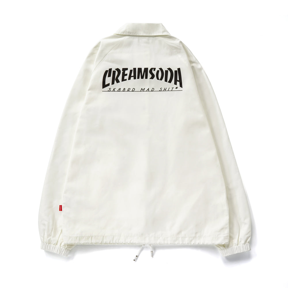 cream coach jacket