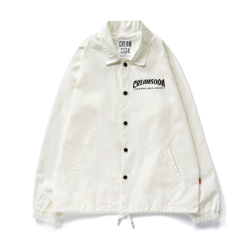 cream coach jacket