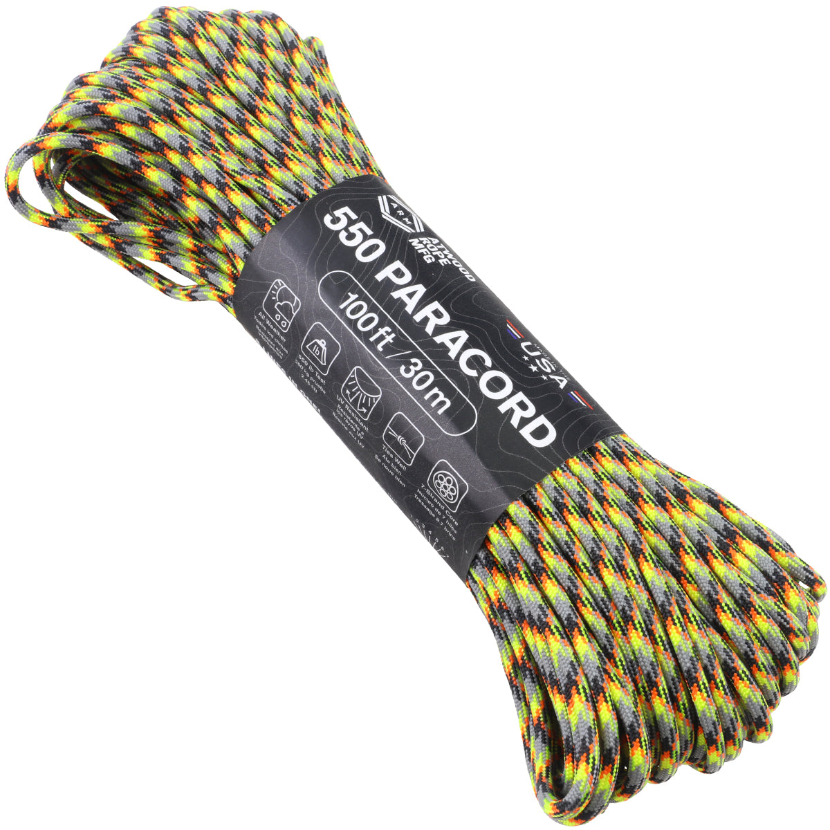  550 Paracord - Gunsmoke