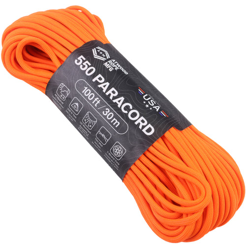 Paracord ø 4 mm - Orange (30 - 100 m)