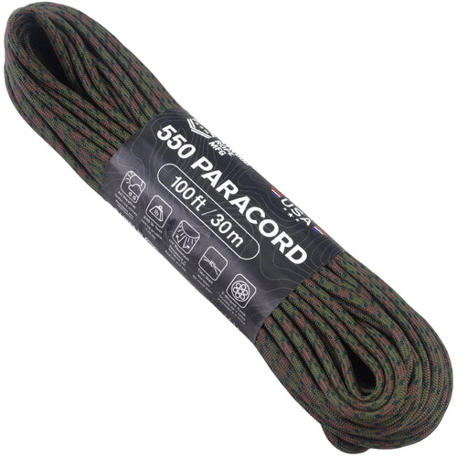 Rollo de Cuerda Paracord 275 ATWOOD ROPE Forest Camo