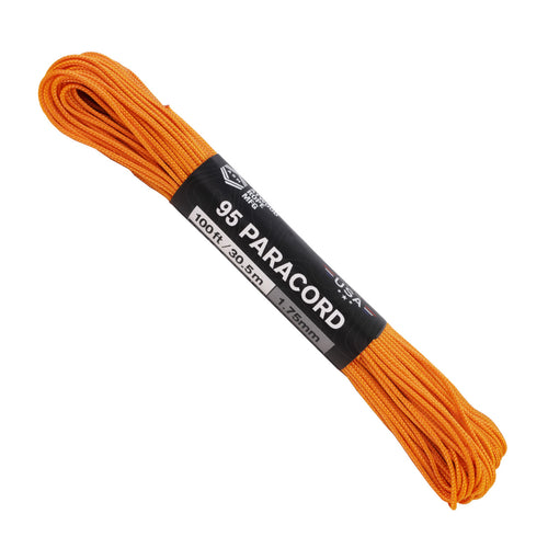 550 Paracord 100ft - Molten Orange - Atwood Rope