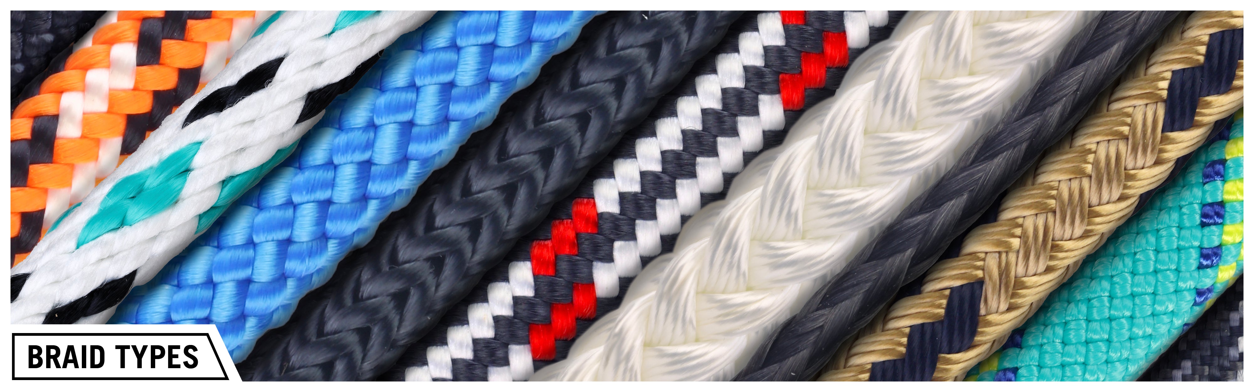 Braid Types various types of braids diamond braid solid braid knitted 16 strand and 32 strand and more