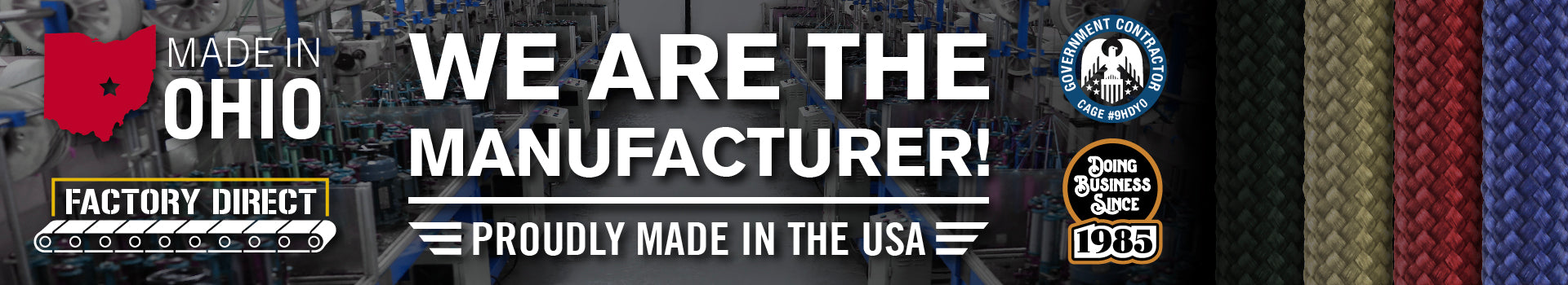 We are the manufacturer factory direct proudly made in the usa made in ohio