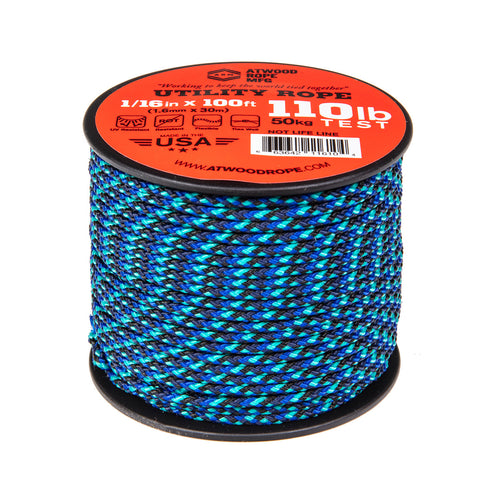 Atlantis 1/16 Inch Rope  Buy 1.6mm Small Size Braided Rope from Atwood Rope  – Atwood Rope MFG