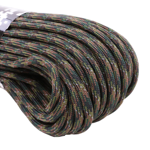 Atwood Rope MFG 95 Paracord 100ft 5/64 Woodland Camo 180 LB Tensile  Strength – La Gloria Reserva Forestal