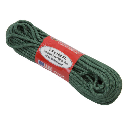 1/4 x 100ft - Green – Atwood Rope MFG