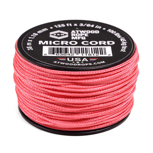 1.18mm Micro Cord - Hot Pink – Atwood Rope MFG