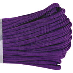 550 x 100ft paracord purple closeup