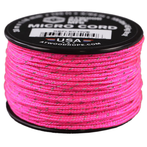 1.18mm Micro Cord Reflective - Pink – Atwood Rope MFG