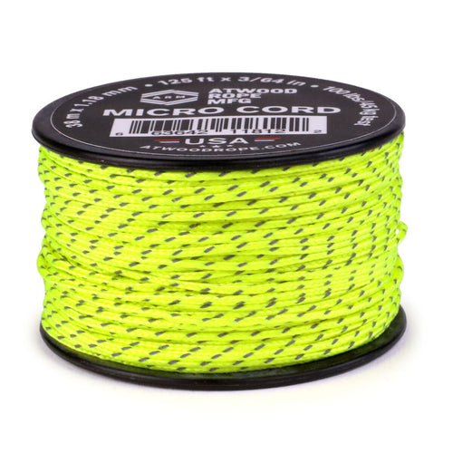 1.18mm Micro Cord Reflective - Neon Orange – Atwood Rope MFG