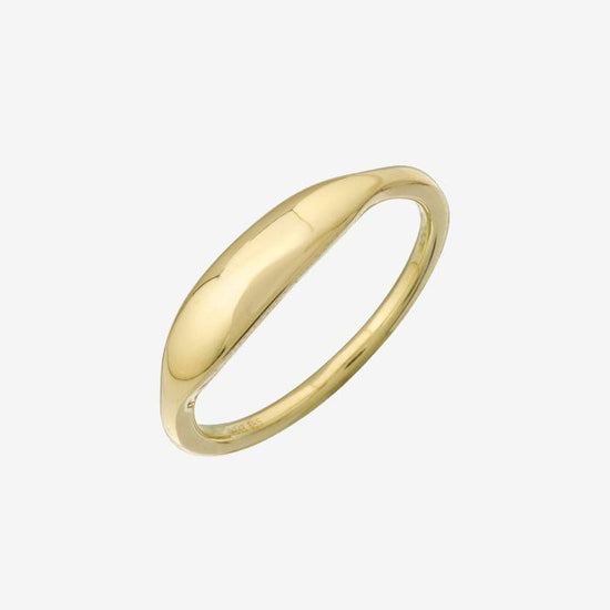 Bowery Curb Chain Ring in 14K Rose Gold 2.4 mm / 5 / Loose