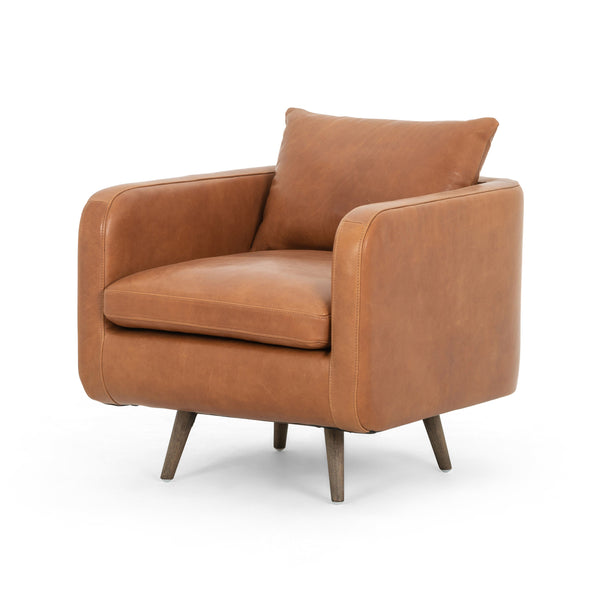 Four Hands Kayla Swivel Chair - Haven Tobacco