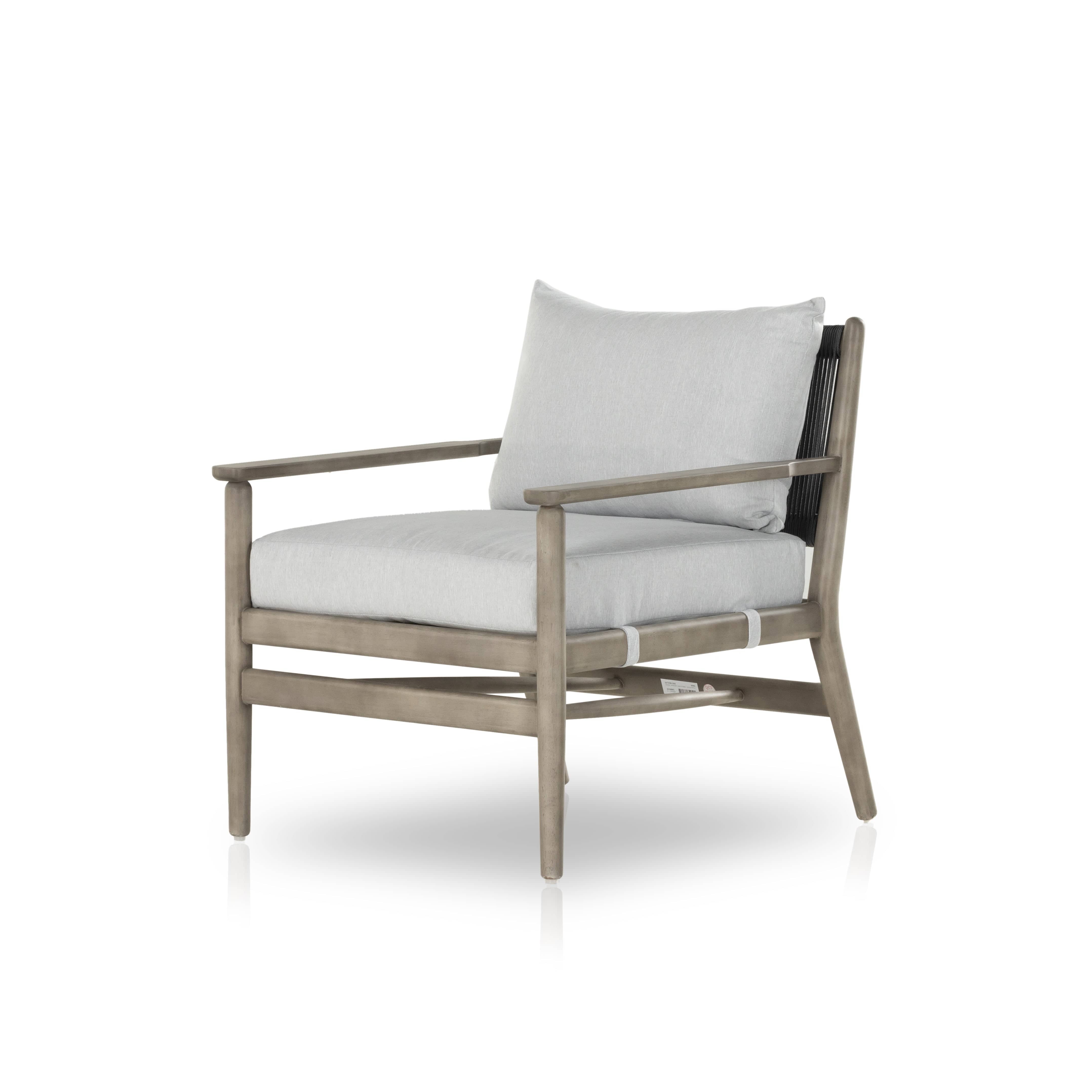Image of Four Hands Racheal Outdoor Chair - Grey Eucalyptus