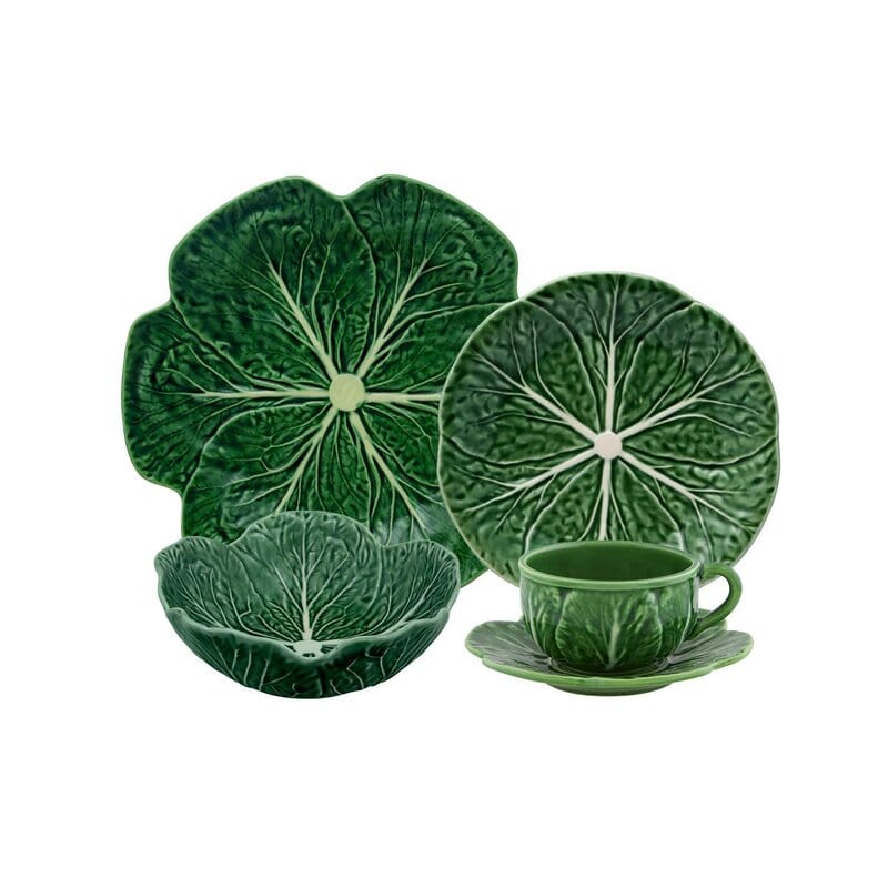 leaf dinnerware set