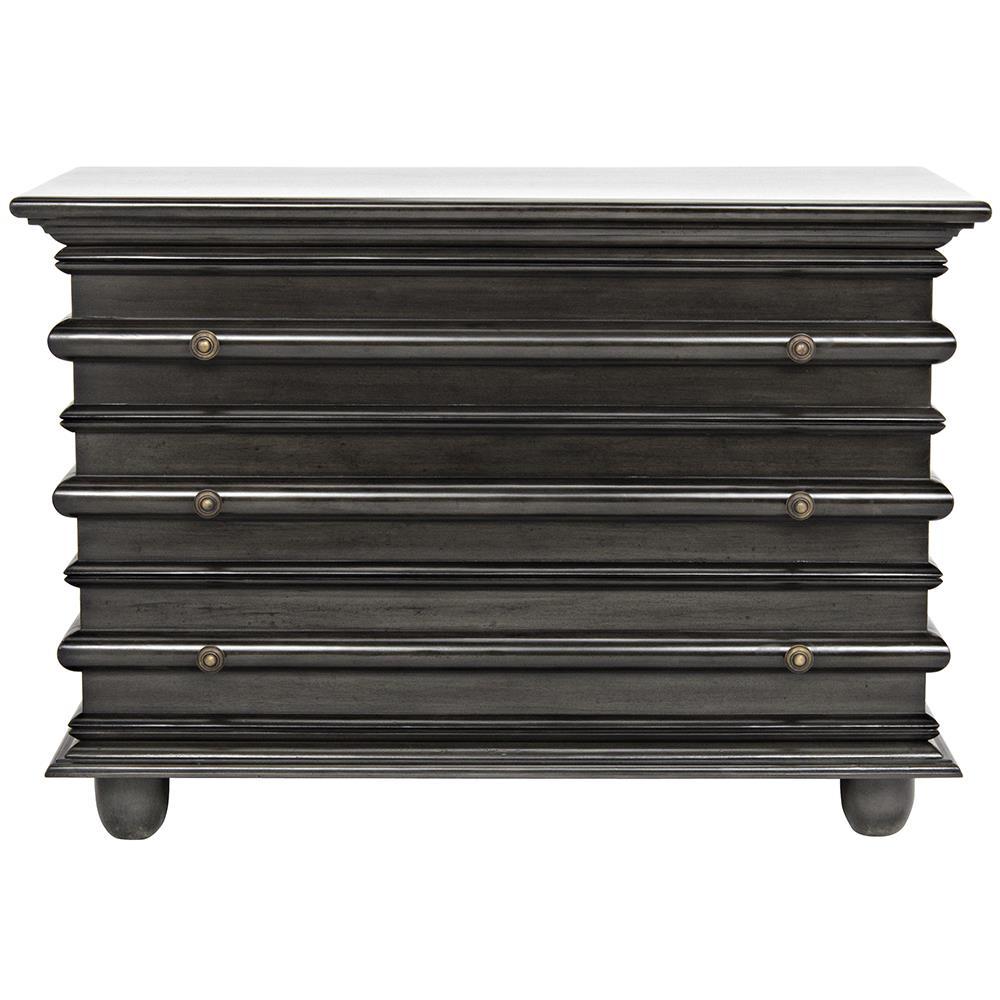 Noir Ascona Small Brown and Black Chest