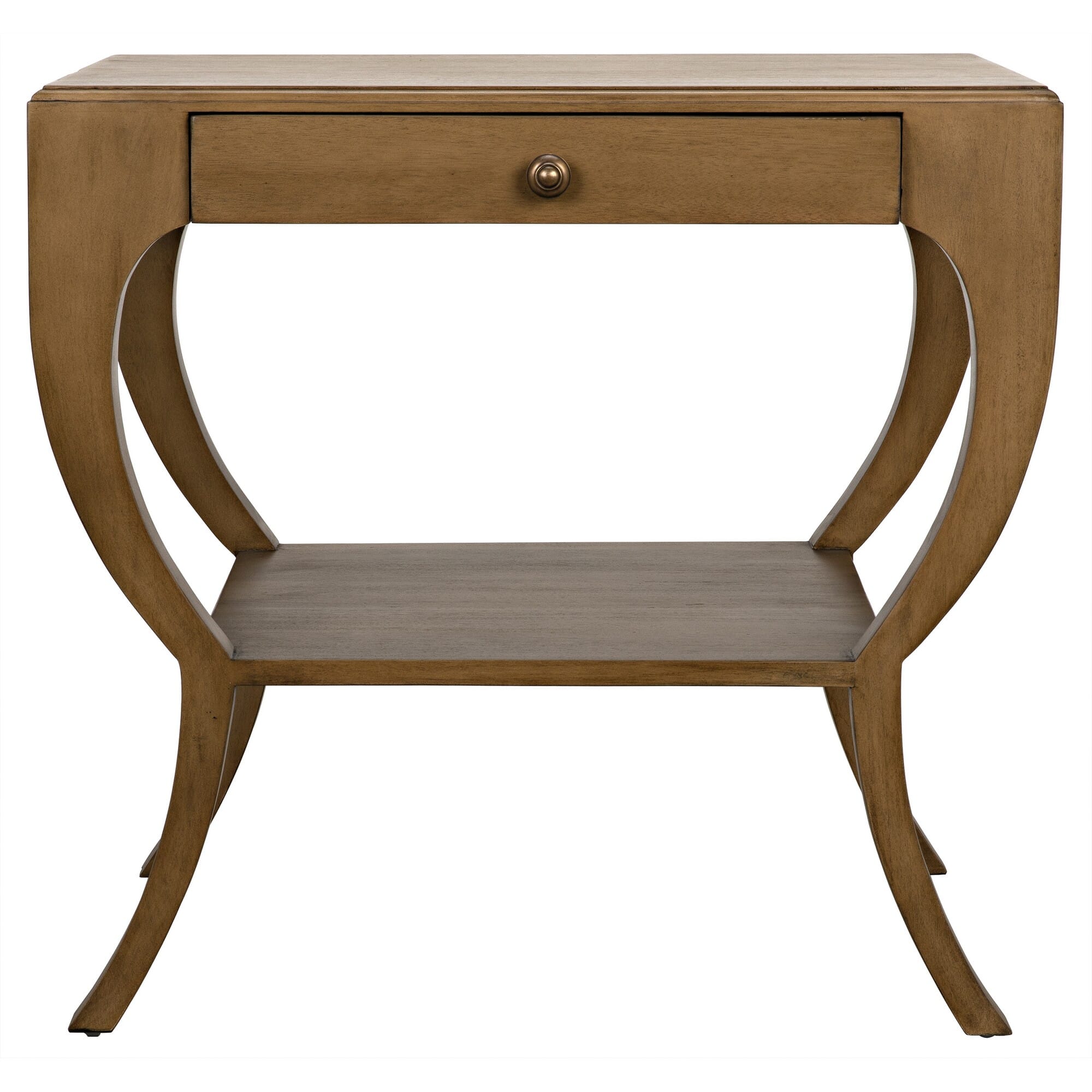 Image of Megan Side Table - Saddle Brown