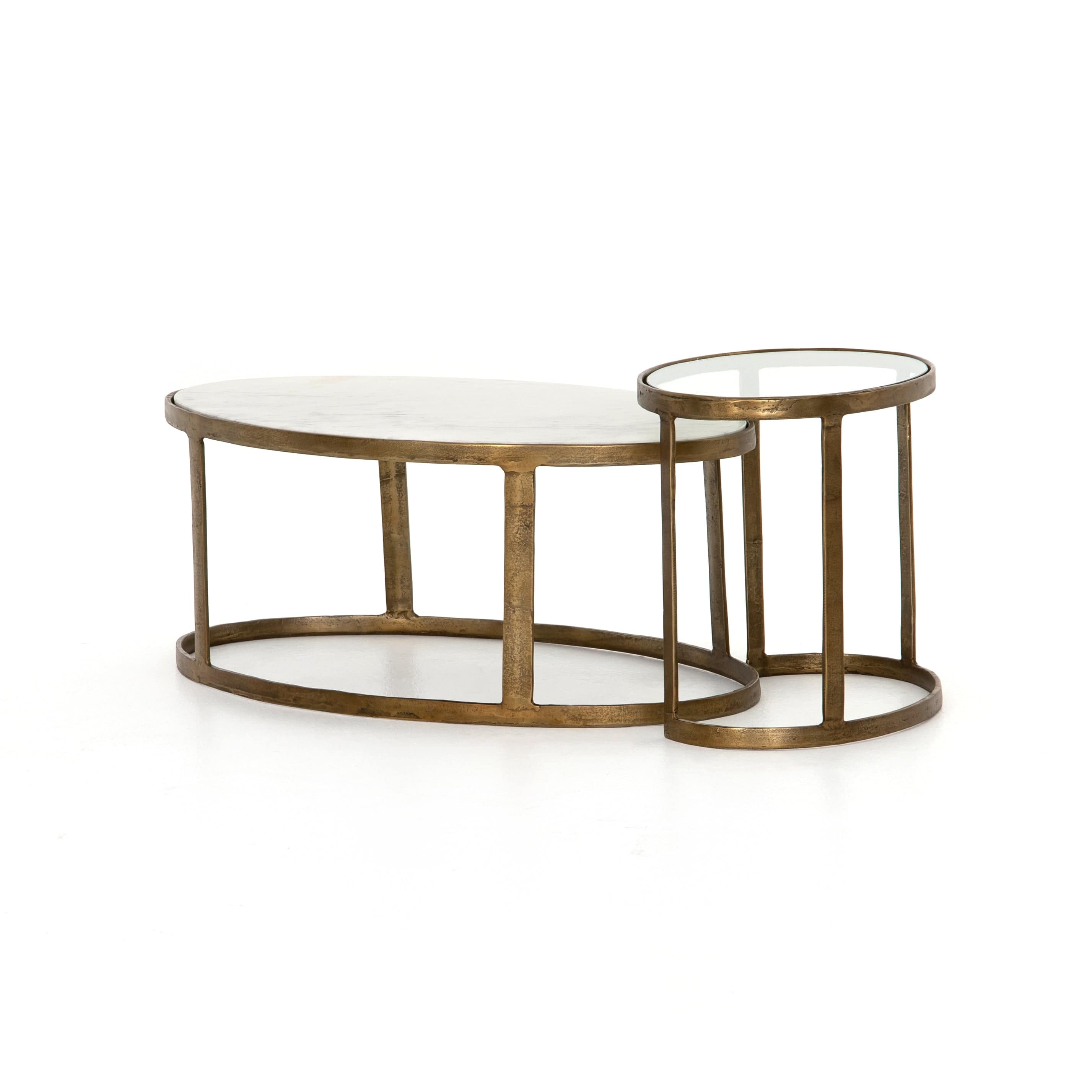 Four Hands Calder Nesting Coffee Table - Gold