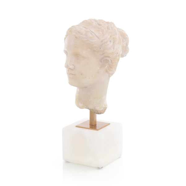 Greek Head Fragment - Ivory