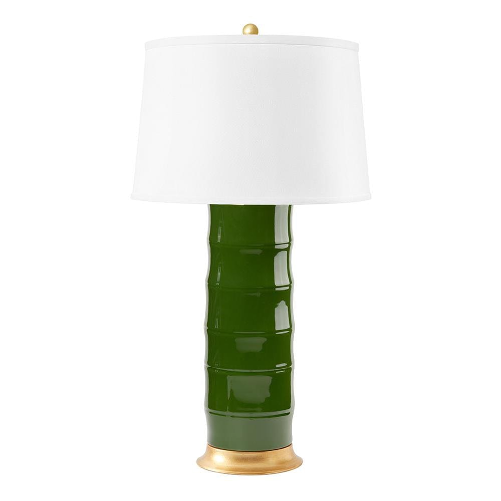 dark green bedside lamps