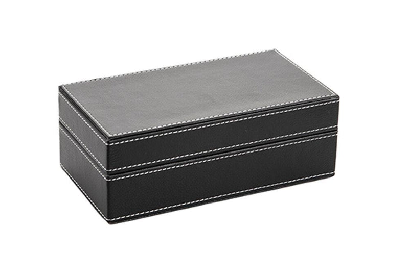 Aurosi Black Leather Poker Set | Alchemy Fine Home