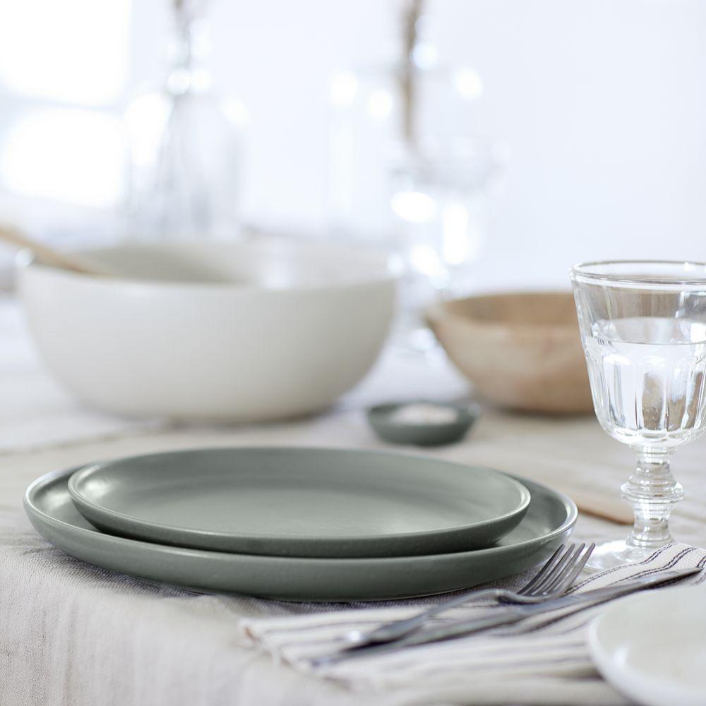 Costa Nova Pacifica 5 piece place setting in Artichoke | Alchemy Fine Home