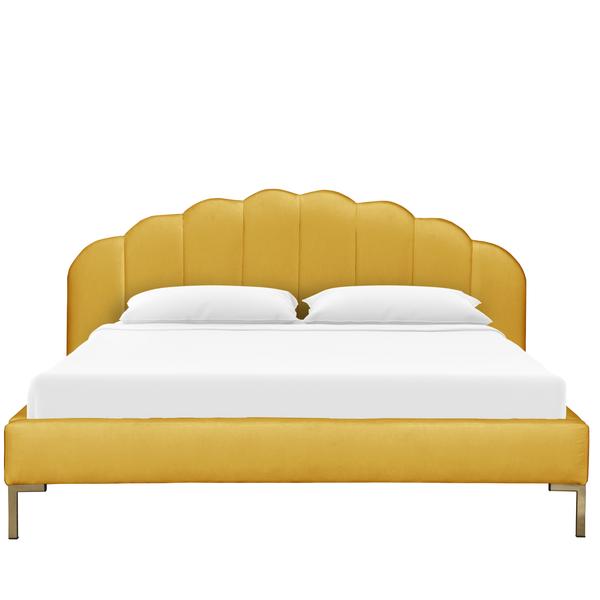 Sparrow & Wren King Platform Bed Frame - Monaco Citronella