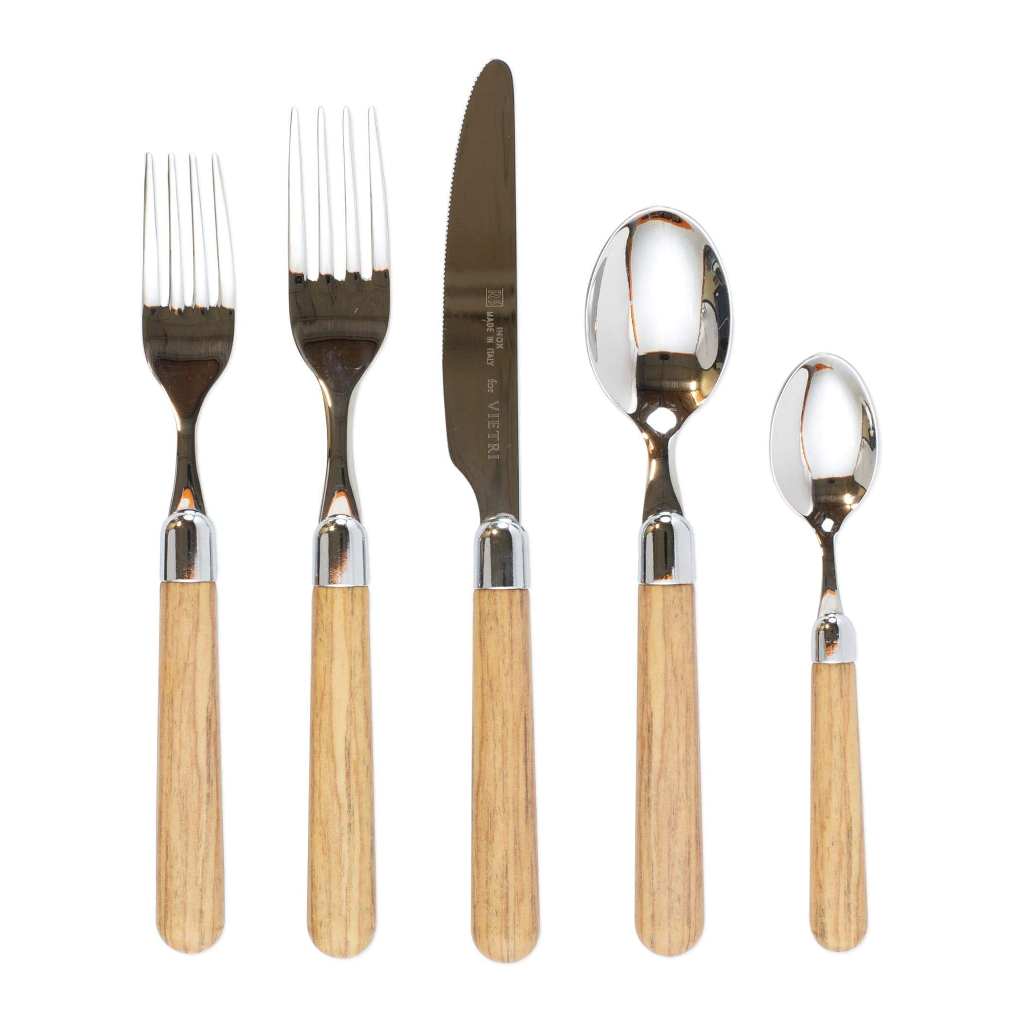 Vietri Albero Oak 5-Piece Place Setting