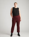 Prestige Ponte Flared Pants - Black Cherry thumbnail 2