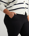 Prestige Ponte Flared Pants - Black thumbnail 1