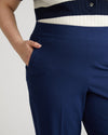 Magic Cotton Straight Leg Pants - Brilliant Navy thumbnail 1