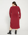 Velvety-Cool Jersey Cinched Dress - Rioja thumbnail 3