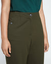 Audrey Tailored Ponte Pants - Evening Forest thumbnail 1