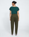 Audrey Tailored Ponte Pants - Evening Forest thumbnail 3