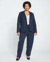 Audrey Tailored Ponte Pants - Navy thumbnail 0