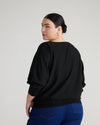 Better-Than-Cashmere Dolman Sweater - Black thumbnail 3
