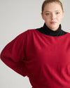Better-Than-Cashmere Dolman Sweater - Cerise thumbnail 0