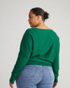 Better-Than-Cashmere Dolman Sweater - Mineral Green thumbnail 3