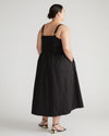 Bellport Sateen Crossover Dress - Black thumbnail 3