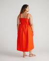 Bellport Sateen Crossover Dress - Sun Fire thumbnail 3