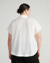 Better-Than-Silk V-Neck Top - White thumbnail 3