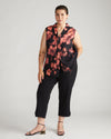 Brava Cupro Blouse - Nightbloom Print thumbnail 0