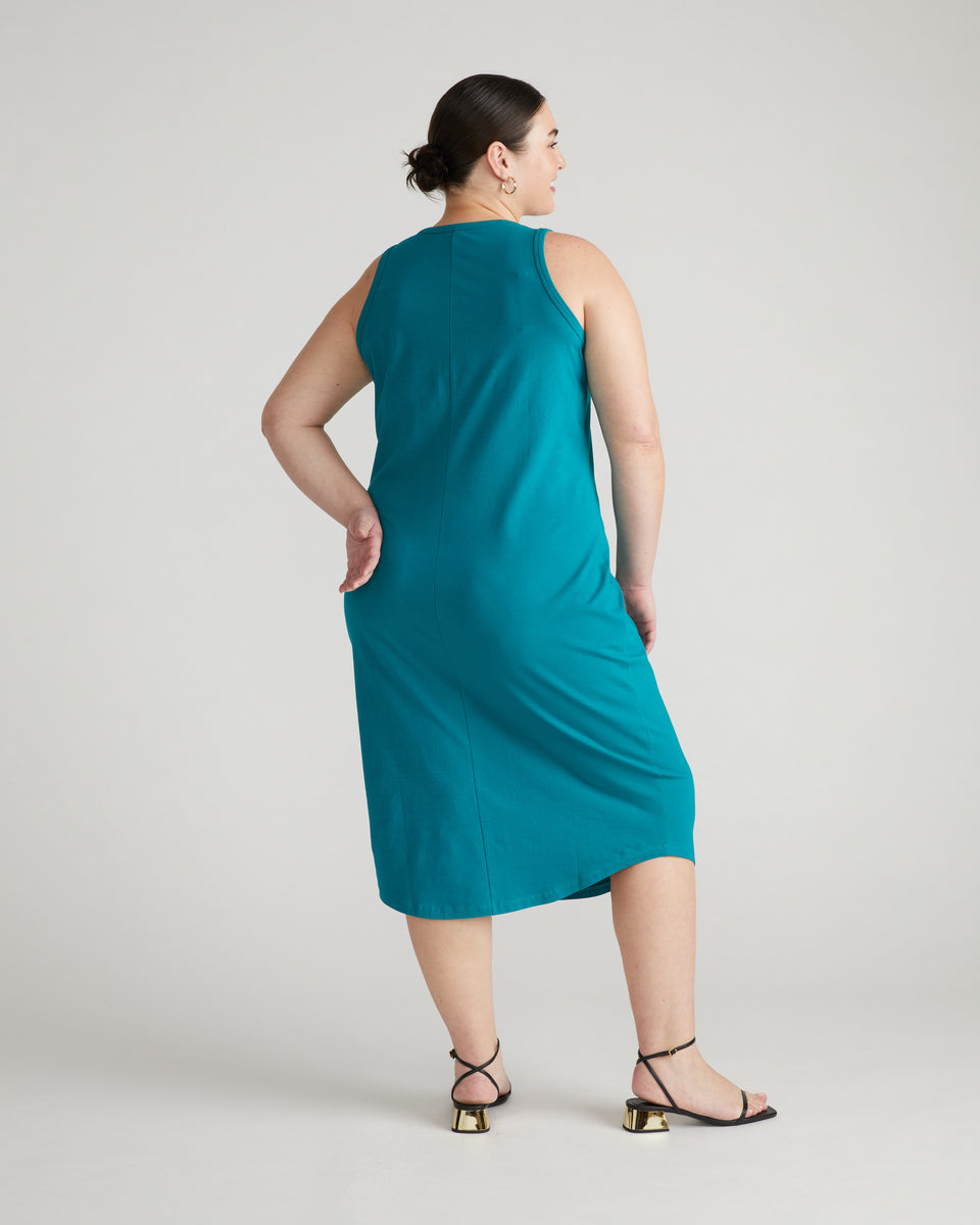 Cai High Neck Tank Dress - Aurora Zoom image 3