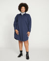 Carefree Stretch Twill Shirtdress - Navy thumbnail 0