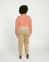 Cassidy High Rise Straight Corduroy Pants - Khaki thumbnail 3