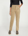 Cassidy High Rise Straight Corduroy Pants - Khaki thumbnail 5