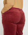 Cassidy High Rise Straight Corduroy Pants - Rioja thumbnail 1