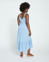 Perfect Tencel Chambray Flutter Hem Dress - Morning Blue thumbnail 3