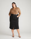 Stretch Twill Sahara Skirt - Black thumbnail 0