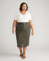 Stretch Twill Sahara Skirt - Nori thumbnail 0